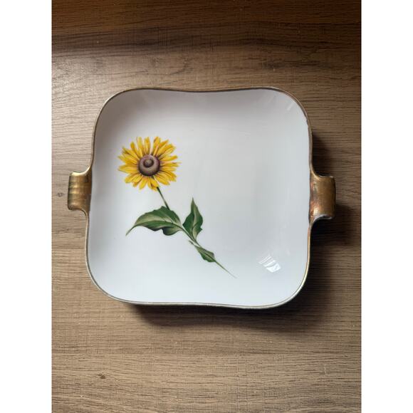 Winterling Marktleuthen Bavaria Sunflower Dish Plate - Picture 1 of 6